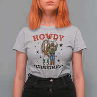 Funny Nutcracker Cowboy Howdy Christmas T Shirt For Women Western Holiday Gift - Wonder Print Shop