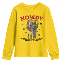 Funny Nutcracker Cowboy Howdy Christmas Youth Sweatshirt Western Holiday Gift - Wonder Print Shop
