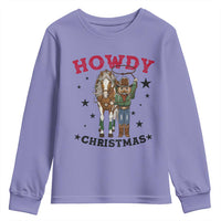 Funny Nutcracker Cowboy Howdy Christmas Youth Sweatshirt Western Holiday Gift - Wonder Print Shop