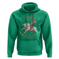 Funny Nutcracker Bull Riding Rodeo Christmas Hoodie Western Holiday Gift - Wonder Print Shop
