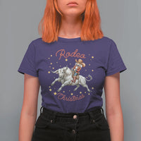 Funny Nutcracker Bull Riding Rodeo Christmas T Shirt For Women Western Holiday Gift - Wonder Print Shop