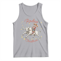 Funny Nutcracker Bull Riding Rodeo Christmas Tank Top Western Holiday Gift - Wonder Print Shop
