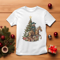 Funny Nutcracker Riding Horse T Shirt Western Life Christmas Gift - Wonder Print Shop