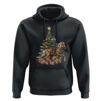 Funny Nutcracker Riding Horse Hoodie Western Life Christmas Gift - Wonder Print Shop