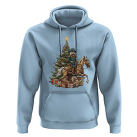 Funny Nutcracker Riding Horse Hoodie Western Life Christmas Gift - Wonder Print Shop