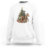 Funny Nutcracker Riding Horse Sweatshirt Western Life Christmas Gift - Wonder Print Shop