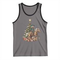 Funny Nutcracker Riding Horse Tank Top Western Life Christmas Gift - Wonder Print Shop
