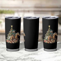 Funny Nutcracker Riding Horse Tumbler Cup Western Life Christmas Gift - Wonder Print Shop