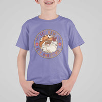 Yee Haw It Is Christmas T Shirt For Kid Funny Black Santa Cowboy - Wonder Print Shop
