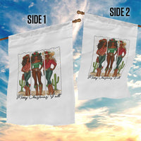 Merry Christmas Y'all Garden Flag Funny Western Holiday Gift For Cowgirl - Wonder Print Shop