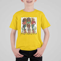 Merry Christmas Y'all T Shirt For Kid Funny Western Holiday Gift For Cowgirl - Wonder Print Shop