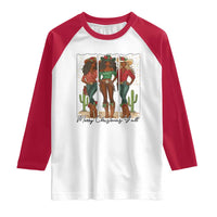 Merry Christmas Y'all Raglan Shirt Funny Western Holiday Gift For Cowgirl - Wonder Print Shop