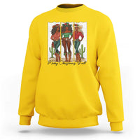 Merry Christmas Y'all Sweatshirt Funny Western Holiday Gift For Cowgirl - Wonder Print Shop