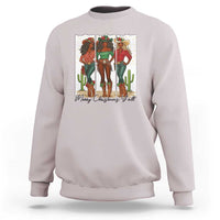 Merry Christmas Y'all Sweatshirt Funny Western Holiday Gift For Cowgirl - Wonder Print Shop
