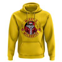 Black Santa Merry And Melanated Hoodie Christmas Holiday Gift - Wonder Print Shop