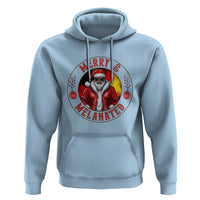 Black Santa Merry And Melanated Hoodie Christmas Holiday Gift - Wonder Print Shop