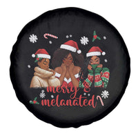 Melanin Christmas Spare Tire Cover Merry And Melanated Holiday Gift For Girl - Wonder Print Shop
