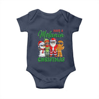 Have A Melanin Christmas Baby Onesie Black Family African American Xmas Gift - Wonder Print Shop