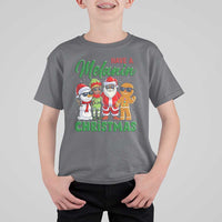 Have A Melanin Christmas T Shirt For Kid Black Family African American Xmas Gift - Wonder Print Shop