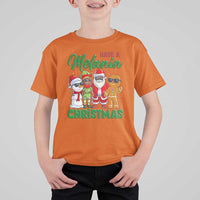 Have A Melanin Christmas T Shirt For Kid Black Family African American Xmas Gift - Wonder Print Shop