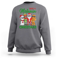Have A Melanin Christmas Sweatshirt Black Family African American Xmas Gift - Wonder Print Shop