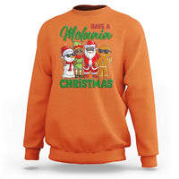 Have A Melanin Christmas Sweatshirt Black Family African American Xmas Gift - Wonder Print Shop