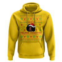 Have A Melanin Christmas Hoodie Cute Black Santa Girl Ugly Xmas - Wonder Print Shop