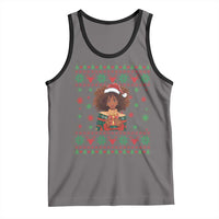Black Queen Christmas Tank Top African American Girl Black Pride - Wonder Print Shop