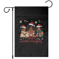 Have A Melanin Christmas Garden Flag Black Girl Xmas Gift - Wonder Print Shop