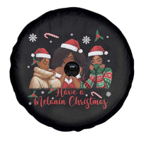 Have A Melanin Christmas Spare Tire Cover Black Girl Xmas Gift - Wonder Print Shop