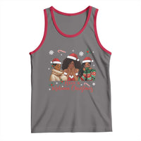 Have A Melanin Christmas Tank Top Black Girl Xmas Gift - Wonder Print Shop