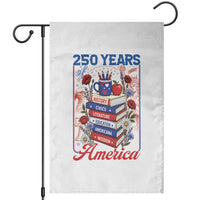 250 Years Of America American Teacher Graphic Garden Flag Patriotic Educator Gift