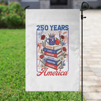 250 Years Of America American Teacher Graphic Garden Flag Patriotic Educator Gift