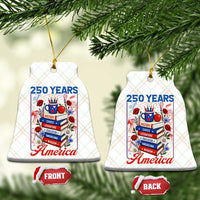 250 Years Of America American Teacher Graphic Ceramic Ornament Patriotic Educator Gift