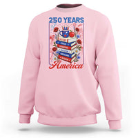250 Years Of America American Teacher Graphic Sweatshirt Patriotic Educator Gift