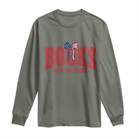 Patriotic Book Lover Gift Long Sleeve Shirt Books Are My Love Language