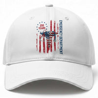 Patriotic ED Nurse Gift Baseball Cap 250 Years Of Emergency Department
