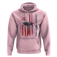 Patriotic ED Nurse Gift Hoodie 250 Years Of Emergency Department