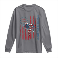 Patriotic ED Nurse Gift Long Sleeve Shirt 250 Years Of Emergency Department