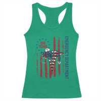 Patriotic ED Nurse Gift Racerback Tank Top 250 Years Of Emergency Department