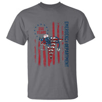 Patriotic ED Nurse Gift T Shirt 250 Years Of Emergency Department