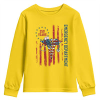 Patriotic ED Nurse Gift Youth Sweatshirt 250 Years Of Emergency Department
