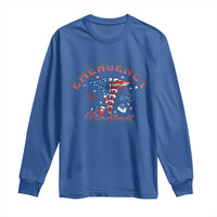 Patriotic Emergency Department Long Sleeve Shirt USA 250th Anniversary Medical Gift