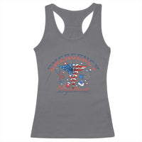 Patriotic Emergency Department Racerback Tank Top USA 250th Anniversary Medical Gift