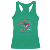 Patriotic Emergency Department Racerback Tank Top USA 250th Anniversary Medical Gift