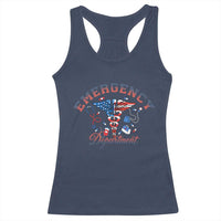 Patriotic Emergency Department Racerback Tank Top USA 250th Anniversary Medical Gift