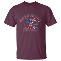 Patriotic Emergency Department T Shirt USA 250th Anniversary Medical Gift