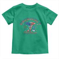 Patriotic Emergency Department Toddler T Shirt USA 250th Anniversary Medical Gift