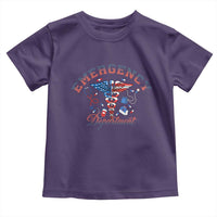 Patriotic Emergency Department Toddler T Shirt USA 250th Anniversary Medical Gift