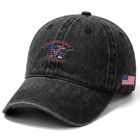 Patriotic Emergency Department Washed Cotton Baseball Cap USA 250th Anniversary Medical Gift